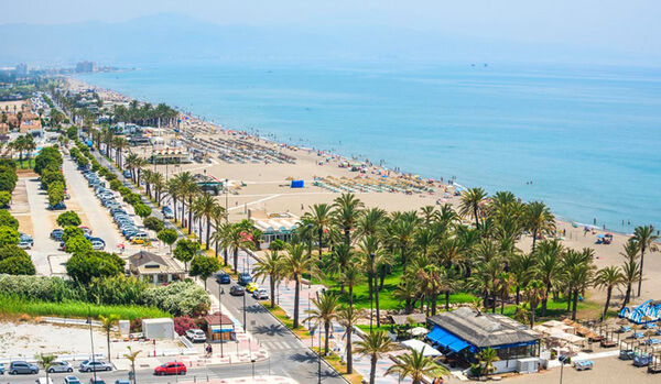 Las playas de Torremolinos